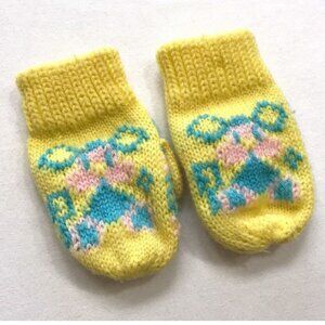 Vintage 1980s Toddler Mittens For Winter